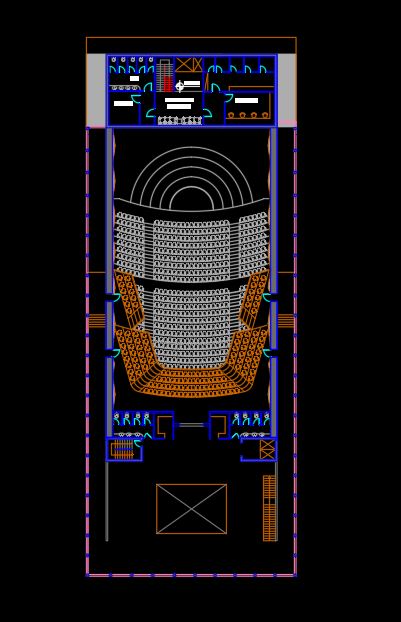Theatre Plans Diploma Project In Beirut